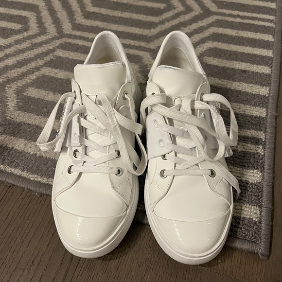 Buckle Gem Sneakers All White colourway - Picture 1 of 4